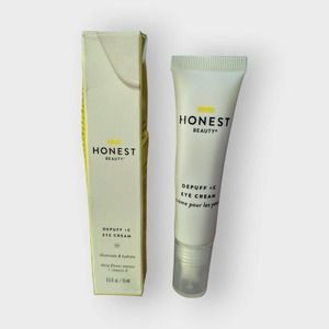 Honest Beauty DePuff Eye Gel + C 0.5 oz 15 ml NIB